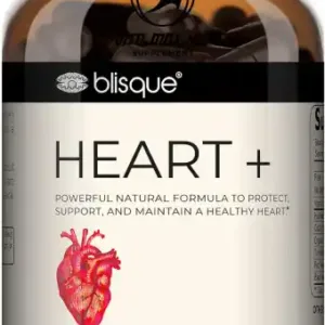 Blisque مكمل دعم ضغط الدم الطبيعي لصحة القلب CoQ10-Hawthorn Berry-Beet Root-Turmeric