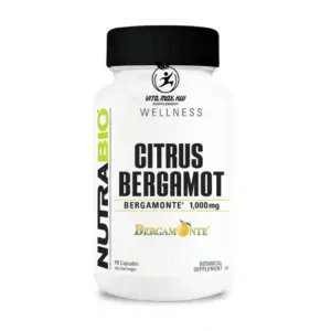 Citrus Bergamot 1000mg NutraBio‏ لتحسين صحة القلب ومكافحة الإلتهابات