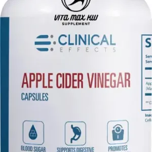 Clinical Effects Apple Cider Vinegar Capsules للتحكم فى الطاقة وصحة القلب