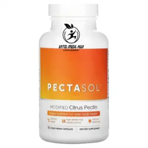 Econugenics PectaSol Modified Citrus Pectin 90 Vegetarian Capsules لدعم صحة القلب والجهاز الهضمى