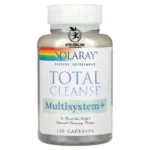 Solaray Total Cleanse متعدد الأنظمة 120 كبسولة لمساعدة الجسم على التخلص من السموم