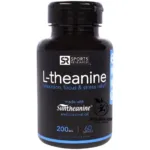 Sports Research L-Theanine للاسترخاء والتركيز وتخفيف التوتر