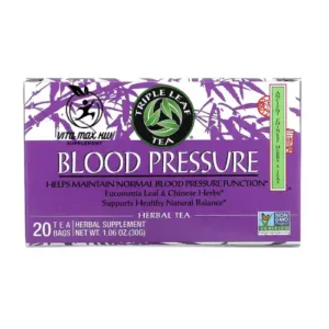 Triple Leaf Tea Blood Pressure 20 Tea Bags لخفض ضغط الدم ومضاد للأكسدة والإلتهابات