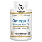 زيت السمك الممتاز أوميجا 3 Gold Nutrition Omega