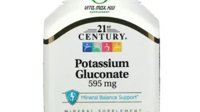 21 سينتري جلوكونات البوتاسيوم 21st Century Potassium Gluconate 595 mg 110 Tablets