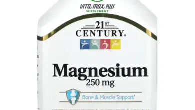 21 سينتري مغنيسيوم مع كالسيوم 110قرص 21st Century Magnesium 250 mg