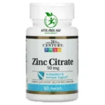 21 سينتري‏ سترات الزنك 50 ملجم 60 قرص 21st century zinc citrate
