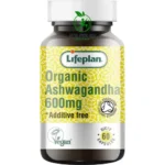 لايف بلان أشواغندا عضوية خالية من الاضافات ٦٠ كبسولة نباتية Lifeplan Organic Ashwagandha 600mg