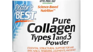 دكتورز بيست مسحوق الكولاجين النقي من نوعي 1و3 200 جم Doctors best pure collagen