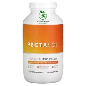 Econugenics PectaSol Modified Citrus Pectin 270 Vegetarian Capsules لدعم صحة القلب والجهاز الهضمى