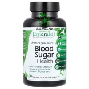 Emerald Laboratories Blood Sugar Health 60 Caps للحفاظ على مستويات السكر في الدم